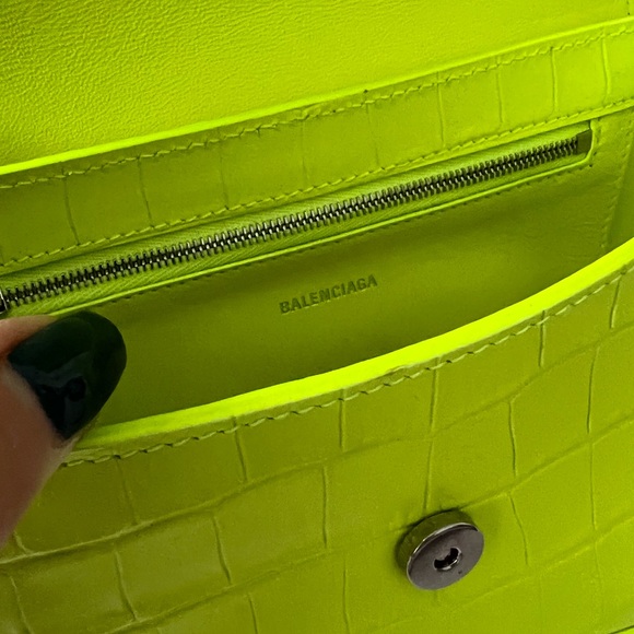 Balenciaga XXS Flap Street Croc Shoulder Bag - Picture 8 of 11